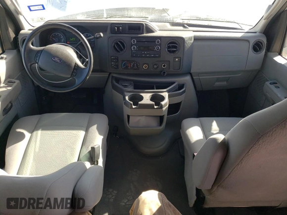 2010 Ford Econoline Cargo with VIN 1FBNE3BS7ADA50934, listed as a Copart auction lot 44568935 with 44,449 mi miles and Salvage title. Bid and sale history available at DreamBid. Image 8.