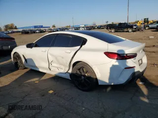 2023 BMW 8 Series M850i with VIN WBAGV8C01PCL31007, listed as a Copart auction lot 76536874 with Not Provided miles and Clean Title. Bid and sale history available at carsss.com. Image 2.