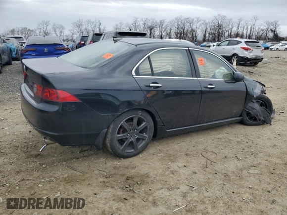 2004 Acura TSX with VIN JH4CL96844C011687, listed as a Copart auction lot 47766365 with 235,536 mi miles and Salvage Title. Bid and sale history available at carsss.com. Image 3.