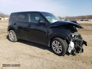 2021 Kia Soul LX with VIN KNDJ23AUXM7749158, listed as a Copart auction lot 48681515 with 63,674 mi miles and Salvage Title. Bid and sale history available at carsss.com. Image 4.