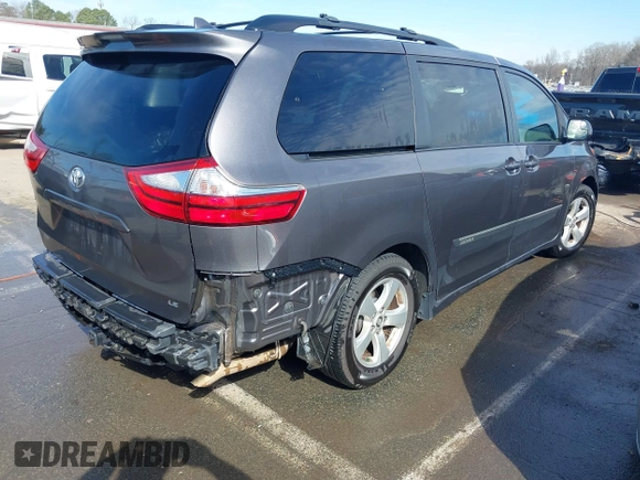 2019 Toyota Sienna LE Auto Access Seat with VIN 5TDKZ3DC9KS003158, listed as a IAAI auction lot 41661747 with 129,860 mi miles and . Bid and sale history available at DreamBid. Image 4.