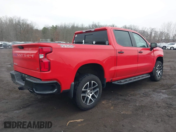 2020 Chevrolet Silverado 1500 LT Trail Boss with VIN 1GCPYFED8LZ194475, listed as a IAAI auction lot 41469184 with 101,016 mi miles. Bid and sale history available at carsss.com. Image 4.