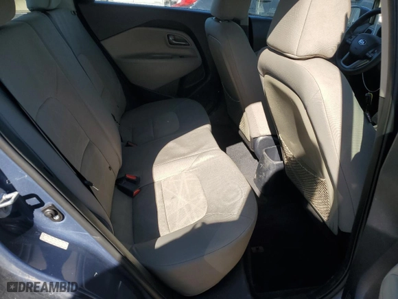 2016 Kia Rio LX with VIN KNADM5A38G6600314, listed as a Copart auction lot 47215154 with 69,251 mi miles and Salvage Title. Bid and sale history available at carsss.com. Image 10.