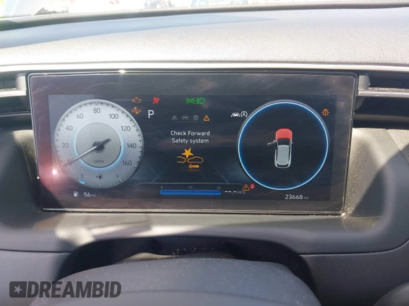 2022 Hyundai Tucson SEL z VIN 5NMJCCAE4NH096813, wystawiony jako IAAI lot #41899641 z przebiegiem 23 668 mil mil oraz . Historia ofert i sprzedaży dostępna na DreamBid. Obrazek 7.
