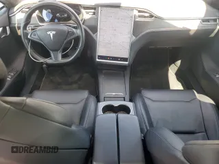 2017 Tesla Model S 60 with VIN 5YJSA1E17HF189627, listed as a Copart auction lot 64454635 with 106,003 mi miles and Salvage title. Bid and sale history available at DreamBid. Image 8.
