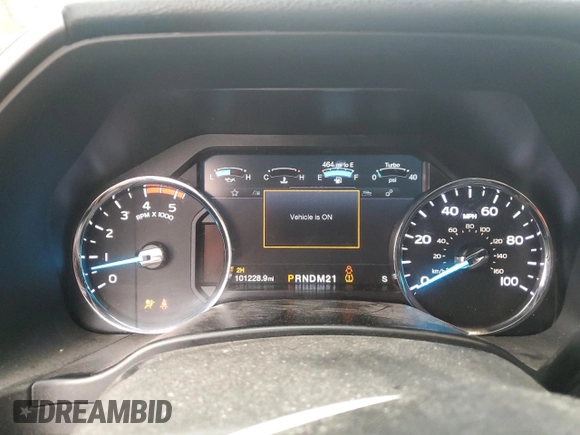 2019 Ford F-350 XL with VIN 1FT8W3BT0KEC27480, listed as a Copart auction lot 49927045 with 101,228 mi miles and Salvage Title. Bid and sale history available at DreamBid. Image 9.