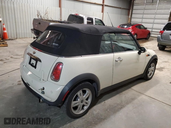 2007 MINI Convertible with VIN WMWRF33567TG17538, listed as a Copart auction lot 76506984 with 75,090 mi miles and Clean Title. Bid and sale history available at DreamBid. Image 3.