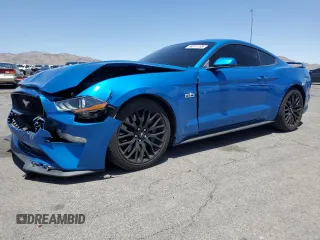 2020 Ford Mustang GT with VIN 1FA6P8CF0L5142012, listed as a Copart auction lot 58241195 with 69,598 mi miles and Salvage title. Bid and sale history available at DreamBid. Image 1.
