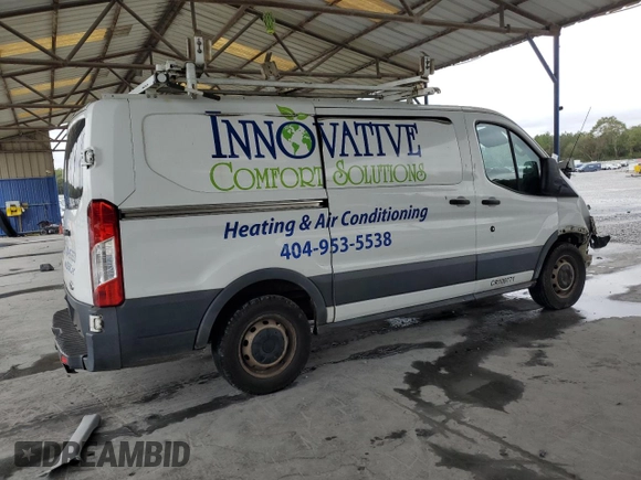 2017 Ford Transit with VIN 1FTYE1YM3HKA15433, listed as a Copart auction lot 80640624 with 191,235 mi miles and Salvage title. Bid and sale history available at DreamBid. Image 3.