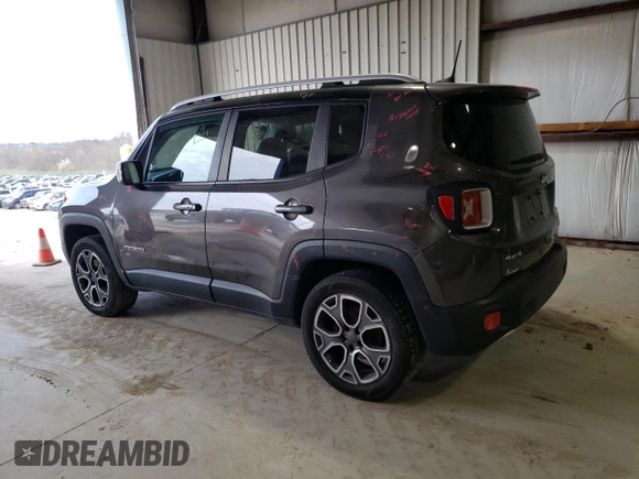 2018 Jeep Renegade Limited с VIN ZACCJBDB6JPH34297, выставлен на аукционе Copart как лот 52793075 с пробегом 76 262 миль миль и Списание • Salvage title. История ставок и продаж доступна на DreamBid. Изображение 2.