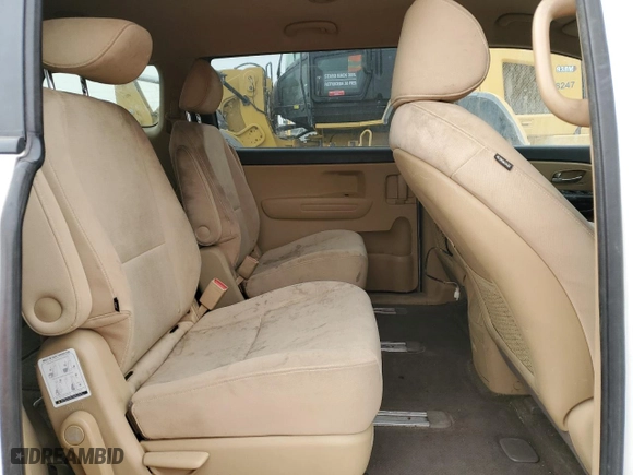 2015 Kia Sedona LX with VIN KNDMB5C10F6066051, listed as a Copart auction lot 49844445 with NaN miles and Clean Title. Bid and sale history available at carsss.com. Image 11.