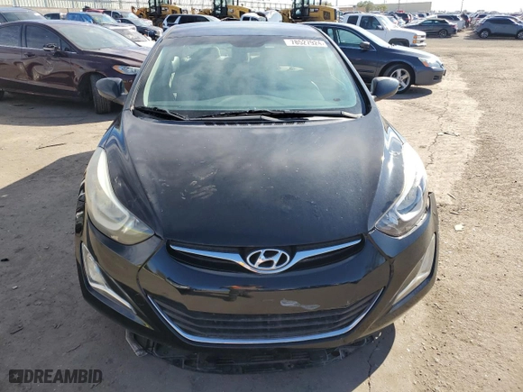 2014 Hyundai Elantra SE with VIN KMHDH4AE0EU172455, listed as a Copart auction lot 78527924 with 40,530 mi miles and Salvage Title. Bid and sale history available at carsss.com. Image 5.