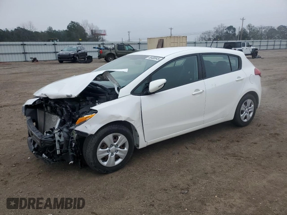 2018 Kia Forte LX with VIN KNAFK5A84J5772959, listed as a Copart auction lot 46408545 with 53,577 mi miles and Non Repairable. Bid and sale history available at carsss.com. Image 1.