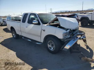 1998 Ford F-150 XL with VIN 1FTRX17L7WKB21212, listed as a Copart auction lot 45683025 with 185,411 mi miles and Salvage title. Bid and sale history available at DreamBid. Image 4.
