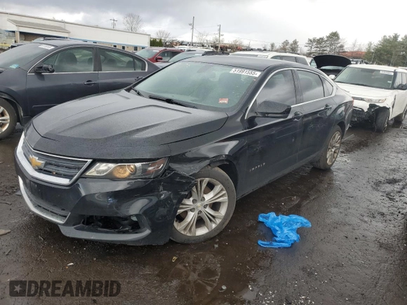 2015 Chevrolet Impala LS with VIN 1G11X5SL8FU137153, listed as a Copart auction lot 51991555 with 151,197 mi miles and Salvage Title. Bid and sale history available at DreamBid. Image 1.
