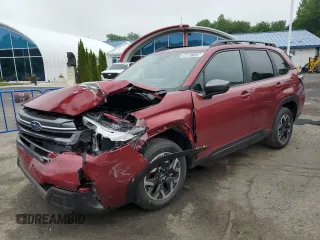 2025 Subaru Forester Premium with VIN JF2SLDDC7SH564276, listed as a Copart auction lot 59957175 with 1,158 mi miles and Salvage title. Bid and sale history available at DreamBid. Image 1.