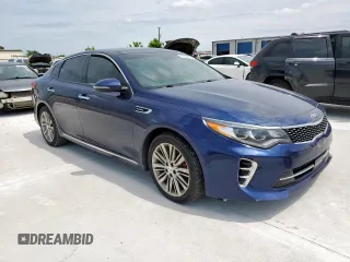 2017 Kia Optima SX Limited with VIN 5XXGV4L28HG142238, listed as a Copart auction lot 57960665 with 123,308 mi miles and Salvage title. Bid and sale history available at DreamBid. Image 4.