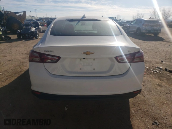 2022 Chevrolet Malibu LT with VIN 1G1ZD5ST8NF153402, listed as a Copart auction lot 82884524 with 44,494 mi miles and Salvage Title. Bid and sale history available at DreamBid. Image 6.