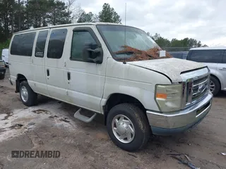 2011 Ford Econoline Passenger XL with VIN 1FBNE3BL1BDA10892, listed as a IAAI auction lot 41501542 with 33,794 mi miles. Bid and sale history available at carsss.com. Image 1.