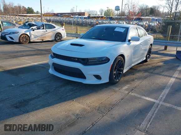 2020 Dodge Charger Scat Pack Widebody z VIN 2C3CDXGJ3LH244092, wystawiony jako IAAI lot #41828294 z przebiegiem 107 568 mil mil oraz . Historia ofert i sprzedaży dostępna na DreamBid. Obrazek 18.