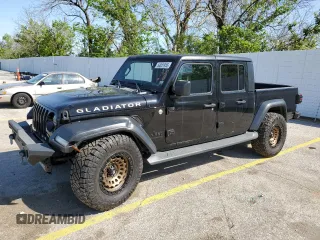 2020 Jeep Gladiator Sport S z VIN 1C6HJTAG9LL166282, wystawiony jako Copart lot #54051955 z przebiegiem 96 004 mil mil oraz Szkoda całkowita • Salvage title. Historia ofert i sprzedaży dostępna na DreamBid. Obrazek 1.