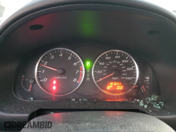 2007 Mazda 6 i Touring with VIN 1YVHP80C875M33306, listed as a Copart auction lot 85670844 with 181,641 mi miles and Salvage Title. Bid and sale history available at DreamBid. Image 9.