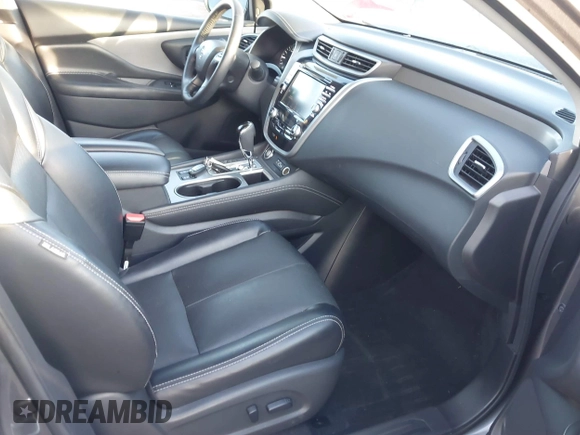 2021 Nissan Murano SL with VIN 5N1AZ2CS6MC130755, listed as a IAAI auction lot 40950186 with 48,134 mi miles and . Bid and sale history available at DreamBid. Image 5.