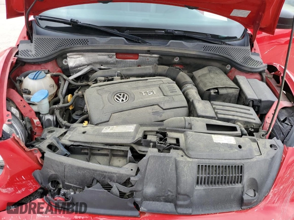 2015 Volkswagen Beetle Fleet Edition with VIN 3VWF17AT5FM632083, listed as a Copart auction lot 50504245 with 101,259 mi miles and Salvage Title. Bid and sale history available at DreamBid. Image 12.