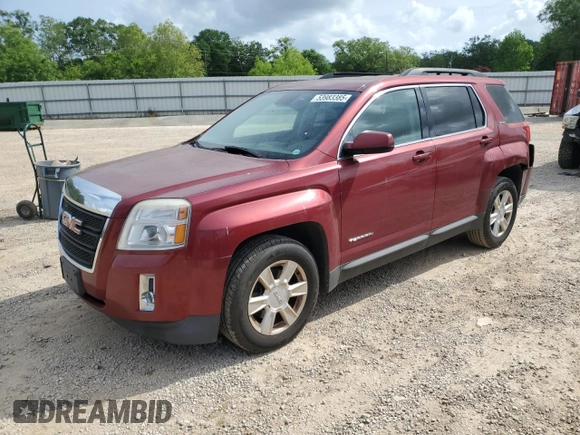 2012 GMC Terrain SLE-2 with VIN 2GKALSEK6C6342375, listed as a Copart auction lot 53983385 with 247,023 mi miles and Salvage Title. Bid and sale history available at DreamBid. Image 1.