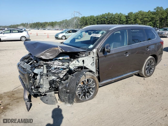 2018 Mitsubishi Outlander PHEV SEL with VIN JA4J24A56JZ031339, listed as a Copart auction lot 68486013 with 53,436 mi miles. Bid and sale history available at carsss.com. Image 1.