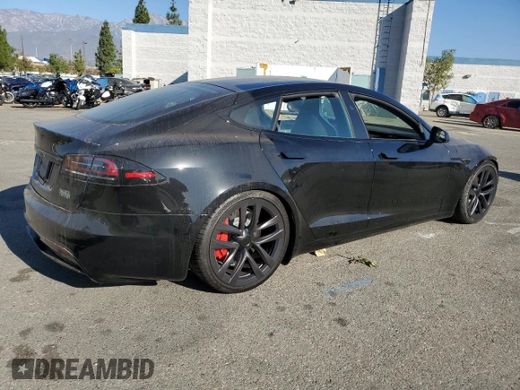 2024 Tesla Model S Plaid с VIN 5YJSA1E61RF539332, выставлен на аукционе Copart как лот 78630904 с пробегом Не указан миль и Списание • Salvage title. История ставок и продаж доступна на DreamBid. Изображение 3.