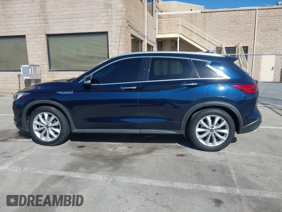 2019 Infiniti QX50 Essential with VIN 3PCAJ5M3XKF117723, listed as a IAAI auction lot 41549979 with 36,044 mi miles and . Bid and sale history available at DreamBid. Image 14.