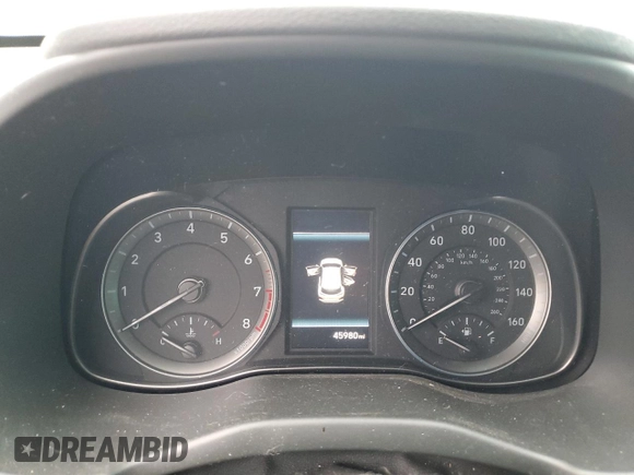 2021 Hyundai Kona SEL with VIN KM8K22AA9MU702799, listed as a Copart auction lot 52349725 with 45,980 mi miles and Salvage Title. Bid and sale history available at carsss.com. Image 9.