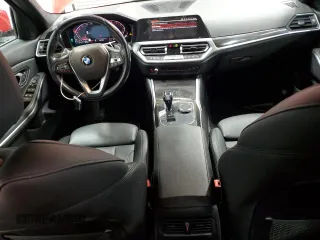 2020 BMW 3 Series 330i xDrive with VIN 3MW5R7J07L8B23952, listed as a Copart auction lot 50653855 with 111,727 mi miles and Clean Title. Bid and sale history available at carsss.com. Image 8.