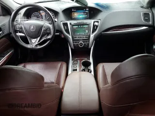 2015 Acura TLX V6 Tech with VIN 19UUB2F59FA018737, listed as a Copart auction lot 47536555 with 104,567 mi miles and Salvage Title. Bid and sale history available at carsss.com. Image 8.