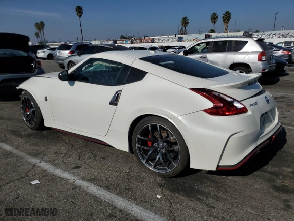 2019 Nissan 370Z Coupe NISMO with VIN JN1AZ4EH1KM421837, listed as a Copart auction lot 83444954 with 34,540 mi miles and Salvage Title. Bid and sale history available at carsss.com. Image 2.