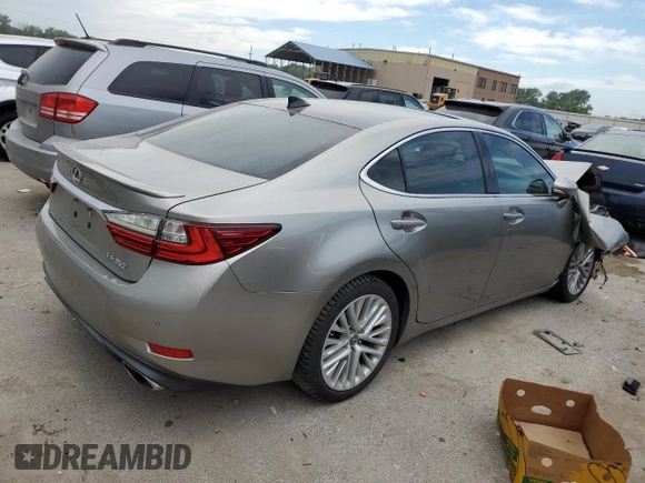 2017 Lexus ES 350 with VIN 58ABK1GG3HU069687, listed as a Copart auction lot 60695235 with 77,804 mi miles and Salvage title. Bid and sale history available at DreamBid. Image 3.