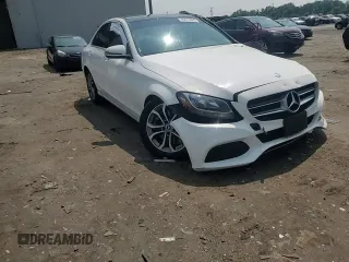 2017 Mercedes-Benz C 300 with VIN 55SWF4KB2HU220007, listed as a Copart auction lot 60615465 with 50,630 mi miles and Salvage title. Bid and sale history available at DreamBid. Image 13.