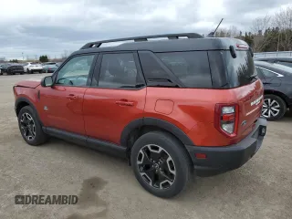 2023 Ford Bronco Sport Outer Banks z VIN 3FMCR9C68PRD33978, wystawiony jako Copart lot #51992395 z przebiegiem 37 133 mil mil oraz Czysty tytuł • Clean title. Historia ofert i sprzedaży dostępna na DreamBid. Obrazek 2.