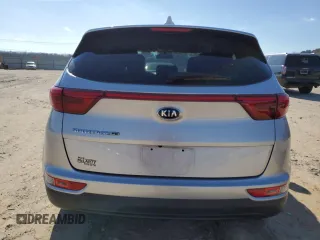 2017 Kia Sportage LX with VIN KNDPM3AC9H7232676, listed as a Copart auction lot 43742805 with 136,794 mi miles and Salvage Title. Bid and sale history available at carsss.com. Image 6.