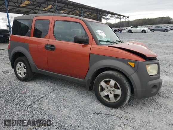 2003 Honda Element EX with VIN 5J6YH18503L015483, listed as a Copart auction lot 49429465 with 218,937 mi miles and Salvage Title. Bid and sale history available at DreamBid. Image 4.
