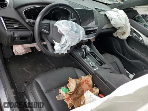 2021 Cadillac CT5 Luxury with VIN 1G6DW5RK0M0118012, listed as a Copart auction lot 78500434 with Not Provided miles and Salvage Title. Bid and sale history available at DreamBid. Image 8.