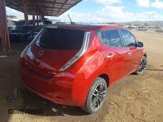 2015 Nissan LEAF SV with VIN 1N4AZ0CP5FC308068, listed as a IAAI auction lot 41582997 with 53,230 mi miles. Bid and sale history available at carsss.com. Image 4.