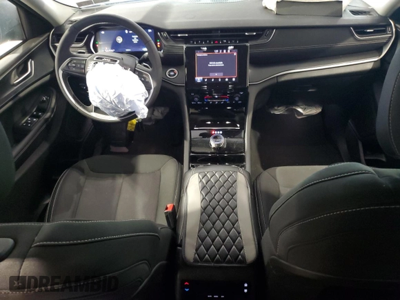2023 Jeep Grand Cherokee Laredo with VIN 1C4RJKAG2P8852406, listed as a Copart auction lot 55753025 with 10,350 mi miles and Salvage title. Bid and sale history available at DreamBid. Image 8.