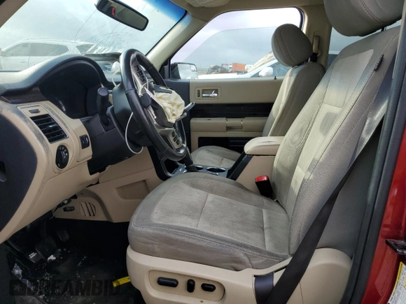 2013 Ford Flex SEL z VIN 2FMGK5C83DBD38371, wystawiony jako Copart lot #50959765 z przebiegiem Nie podano mil oraz Szkoda całkowita • Salvage title. Historia ofert i sprzedaży dostępna na DreamBid. Obrazek 7.