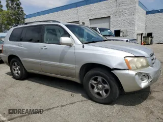 2002 Toyota Highlander with VIN JTEGD21A820041898, listed as a Copart auction lot 54595105 with 172,298 mi miles and Salvage title. Bid and sale history available at DreamBid. Image 4.