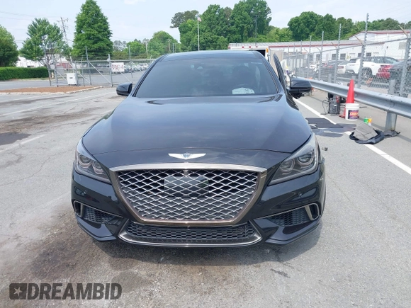 2018 Genesis G80 Sport with VIN KMHGN4JB5JU241632, listed as a IAAI auction lot 42093142 with 102,090 mi miles and . Bid and sale history available at DreamBid. Image 12.
