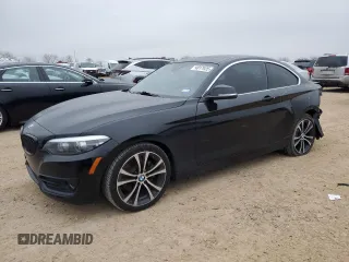 2020 BMW 2 Series 230i with VIN WBA2J1C09L7E60485, listed as a Copart auction lot 44817925 with 53,159 mi miles and Clean Title. Bid and sale history available at carsss.com. Image 1.