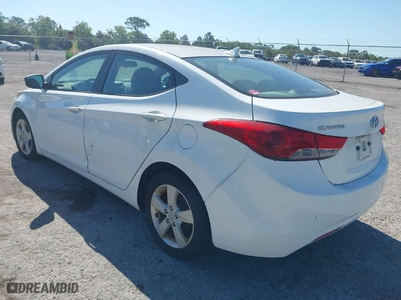 2012 Hyundai Elantra Limited with VIN 5NPDH4AE0CH125485, listed as a IAAI auction lot 42035576 with 156,699 mi miles. Bid and sale history available at carsss.com. Image 3.