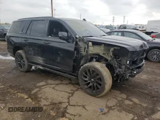 2023 Cadillac Escalade 4WD Sport with VIN 1GYS4FKL1PR258793, listed as a Copart auction lot 55128535 with 35,331 mi miles and Salvage title. Bid and sale history available at DreamBid. Image 4.